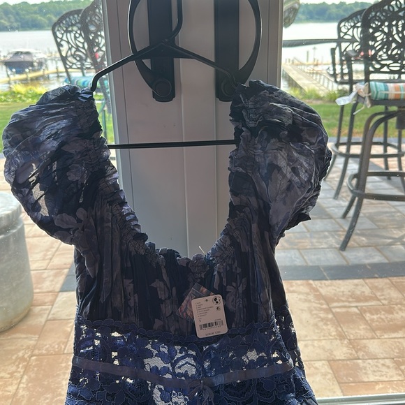 Free People Honeysuckle printed midi dress NWT - Picture 8 of 12